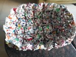basket from plastic bags